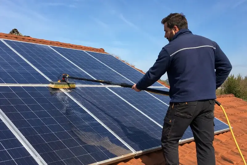 Nettoyage et entretien de panneaux solaires à Saint-Lumine-de-Coutais